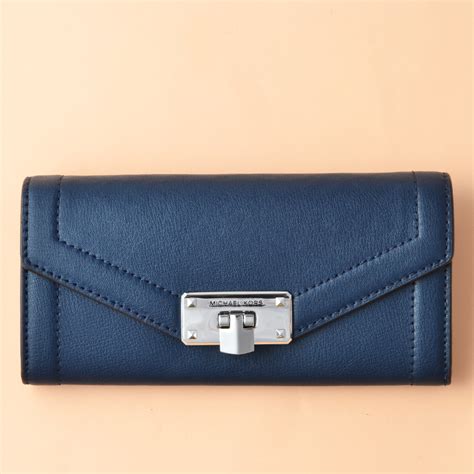 navy michael kors wallet kinsley|Amazon.com: Michael Kors Wallet Navy.